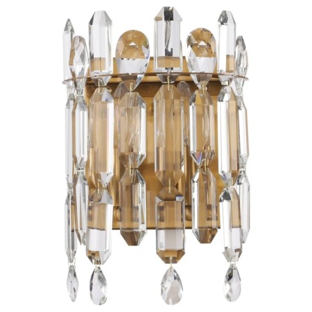 Wall lamp Legacy 2xe14 40w, size 20x12x30 cm, bronze color