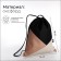 Shoe bag on the lace, Textura, black/beige color