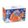 Lifting fish, light and sound, works from batteries, orange color