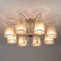 Liona 8x40W E14 chandelier silver