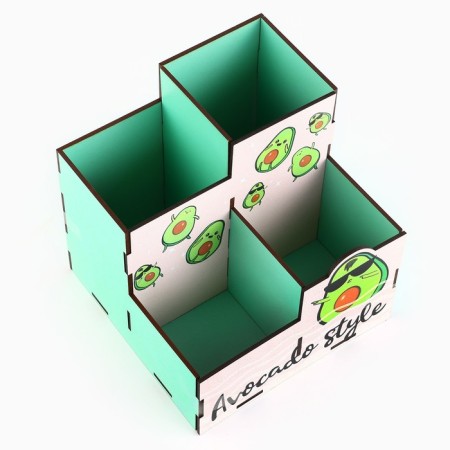 Organizer for the Office "Avocado"-6