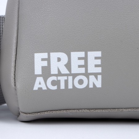 Young bag over the shoulder Free Action, the color is gray-4