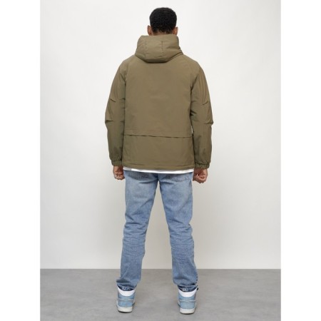 Male spring jacket, size 50, dark beige color-3