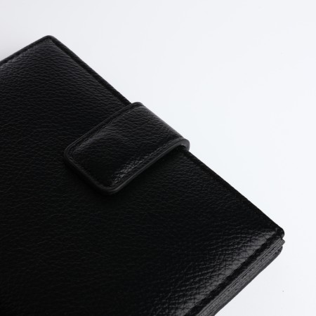 Cover for car documents and passports on a magnet, black color-3