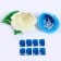 Set for creativity: Decor made of felt and a set of beads "Flower world"