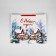 Package Gift New Year Laminated "Winter Village", XL 49 x 40 x 19 cm, New Year