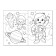 Coloring "to the moon and vice versa", A5, 12 p.