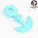 Dog toy Premium "Anchor", 10 x 1.3 cm, mint