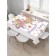 Tables on the table "Ornamental chicken on Easter", rectangular, sata, size 145x180 cm