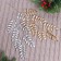 Decor shine "Myrtle branch" 13x31 cm, mix (gold, silver)