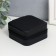 Casket to the leatherette for jewelry "Strokes. Black matte" 5x10x10 cm