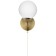 Sconces Citilux "Rund" CL205310N, 12x19.5 cm, 1x4.5W, G9, brown color