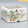 Folding box for 4 cupcakes with the Window "New Year's Miracles", 16 x 16 x 10 cm, New Year