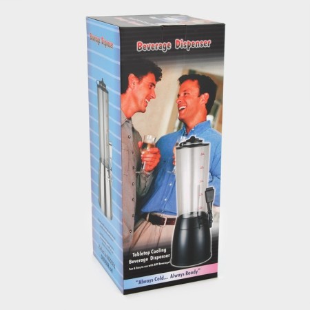 Beer Tower with a capacity for ice "Mercury", 2.5 l, black color-11