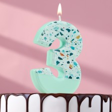 Candle for the Mosaika cake, number 