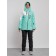 Ski costume female winter, size 48, turquoise color