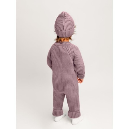 Knitted Knot Killed with a cap Amarobaby Pure Love Tot, height 62 cm, color powder-19
