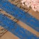 Capricon lace, 35 mm × 10 ± 1 m, blue color