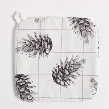 Set of kitchen Ethel Merry Christmas: mittens 20x27 cm, take 19x19 cm, 100% HL-4