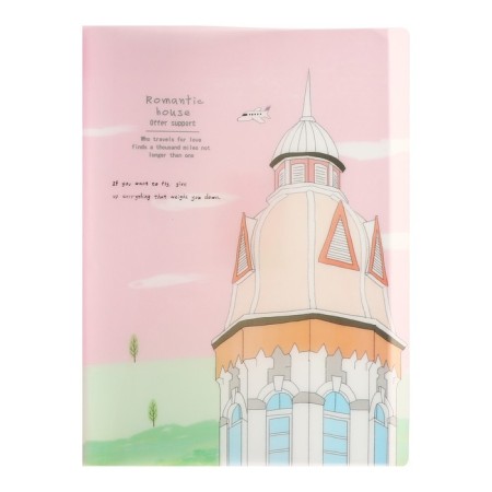 A4 folder, with 30 transparent files "attraction", mix-1