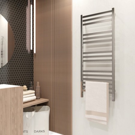 Terminus heated towel rail "Noto" P15, 500x1300 mm, chrome-2