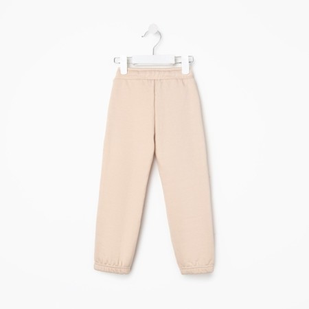 Kids (hoodies, trousers) casual collection kids beige color, height 128-17