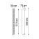 The lamp is a three -phase track LED Novotech. Iter, 30W, LED, 79x588x36 mm, black color