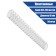 Plastic binding springs, d = 45mm, 50 pieces, sew 341-410 sheets, white gelos