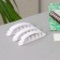 Clamps for wires, 3 pcs, white color