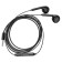 Hoco M101 headphones, wired, inserts, microphone, 1.2 m, black