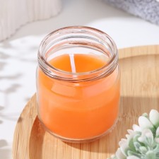 Aromatic candle in the bank 