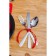Figure tape "Hearts", 15 mm, 9 ± 0.5 m, red color