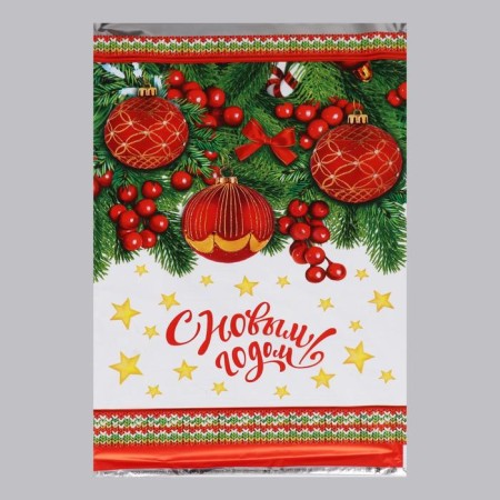 Gift package "New Year's balls", 25 x 40 cm. New Year