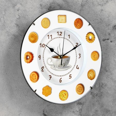 Wall clock, series: kitchen, "cookies", d-30 cm-1