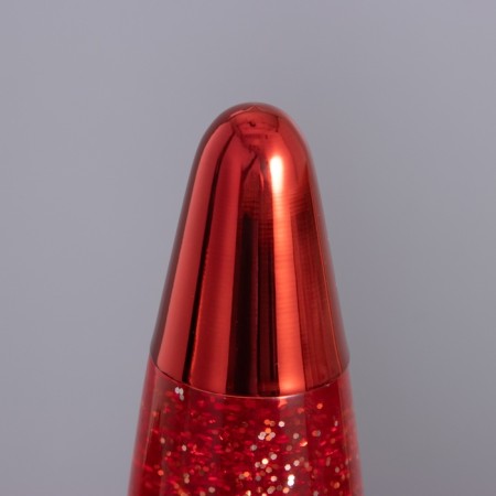 Lava-lamp "Rocket" 1x30W E14-R39 (sparkles) red 8x8x34cm-4