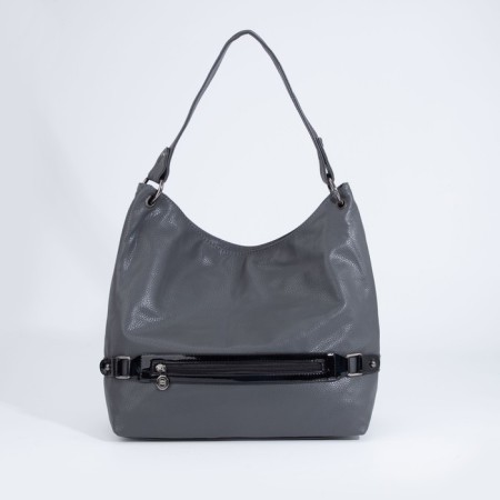 Load bag with lightning, external pocket, gray color