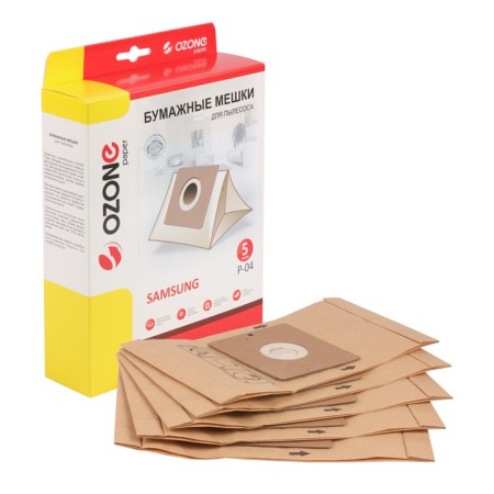 P-04 ozone-paper bags for a vacuum cleaner, 5 pcs