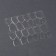 Glue plates for overhead nails, 24 pcs, packing 6 sheets, transparent color