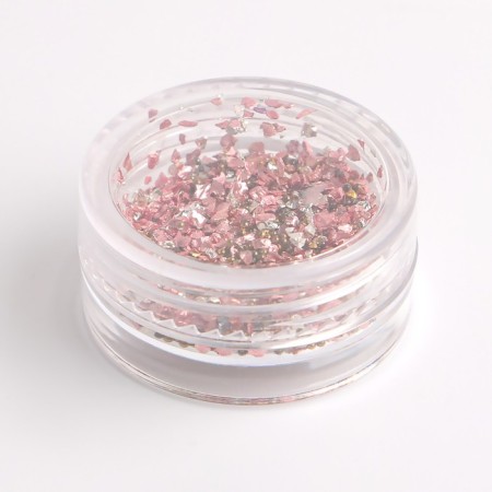Decorative elements for the decor "stone", voluminous, copper/pink color-3