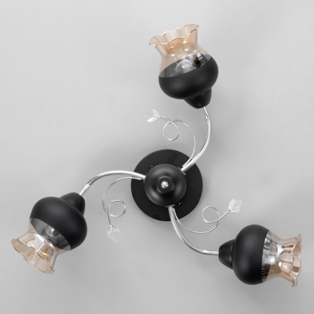 Avtal chandelier 3he27 40W black-chromium 53x53x23 cm Bayerlux-3