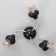 Avtal chandelier 3he27 40W black-chromium 53x53x23 cm Bayerlux