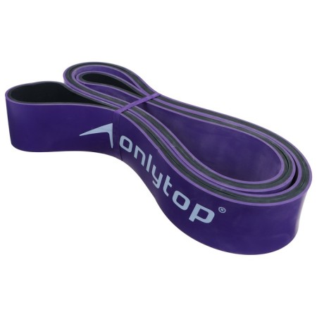 Espander Multifunctional ONLYTOP, 208x4.4x0.45 cm, 17-54 kg, purple color/black