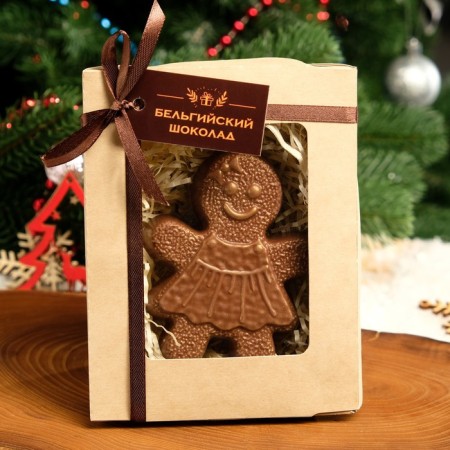 Chocolate figure gingerbread girl, 80 g
