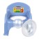 Pot children's “duckling” with a lid, bluish-gray / white 310x295x280mm