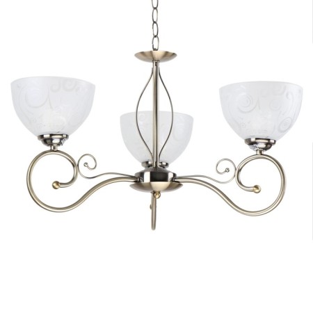 Lamp Ceiling Economy light 20779/3AB WT, 3x60W, E27, 90.5x57x57 cm, bronze color