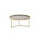 GOOD GOOD "OrINGA", 755 × 755 × 350 mm, Sugar Noir / Gold.