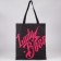 Lady Boss chop bag without lightning, without lining, black color