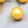 Stamens for flowers "Ball pearl-yellow" d = 1.2 cm 6x1.2x1.2 cm