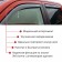 VG Samurai deflectors for Hyundai Tucson IV 2020-n. crossover, insertion, 4 pcs
