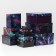 A set of boxes 10 in 1 "Neon", 25.5 x 25.5 x 13 - 7 x 7 x 4 cm